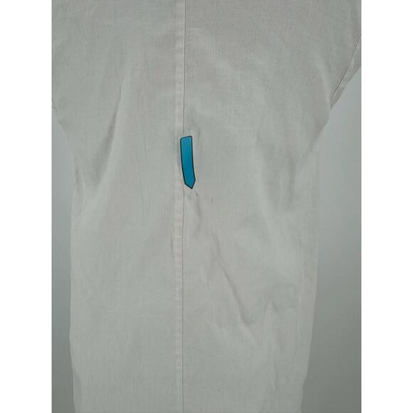 Zero + Maria Cornejo White Sleeveless Button Shift Tunic Dress Sz 2 - Picture 6 of 10